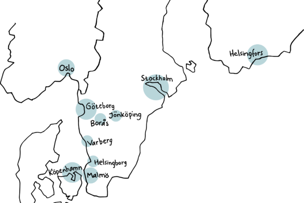 Karta med Wästbyggs kontor